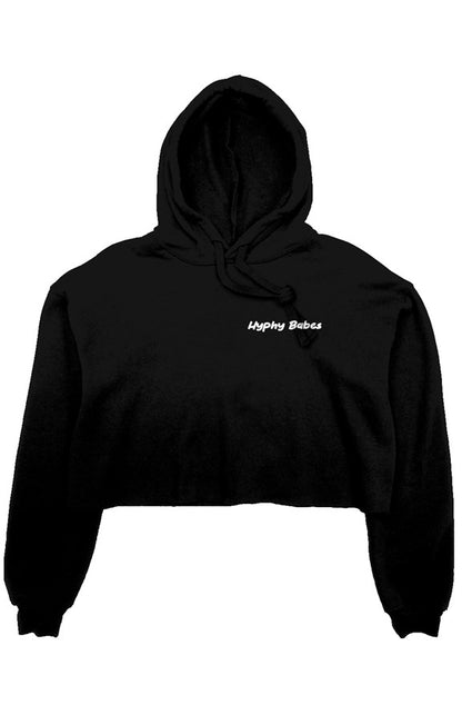 HYPHY BABES crop fleece hoodie 408 B